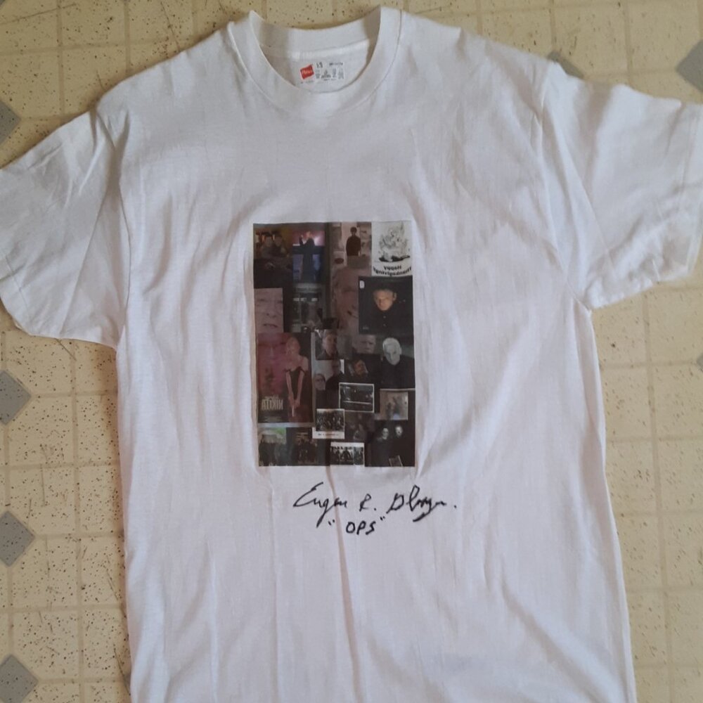 SIGNED LA FEMME NIKITA LG TV SERIES T-SHIRT HAS AGE STAINS EUGENE ROBERT GLAZER